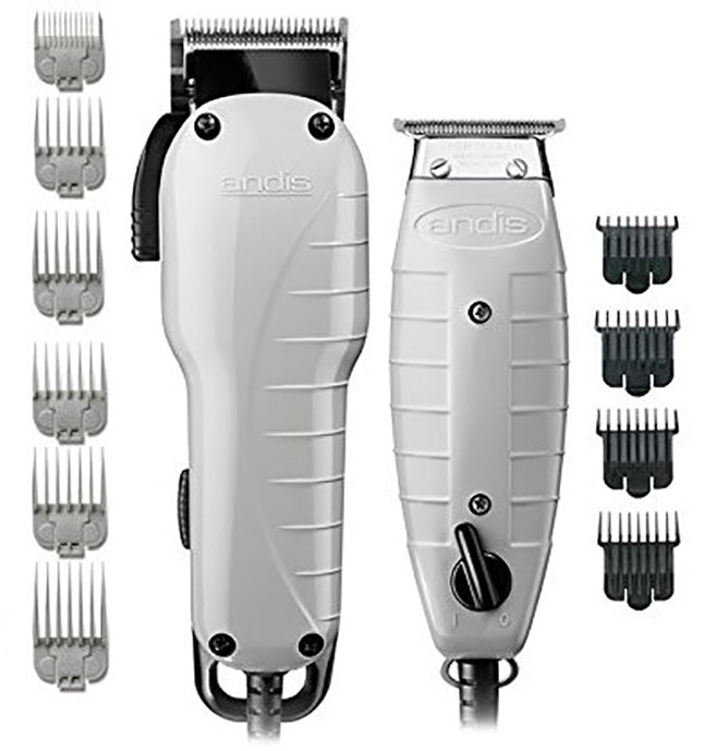 Andis 66325 Barber Combo Powerful Clipper & Trimmer Electric Razor ...