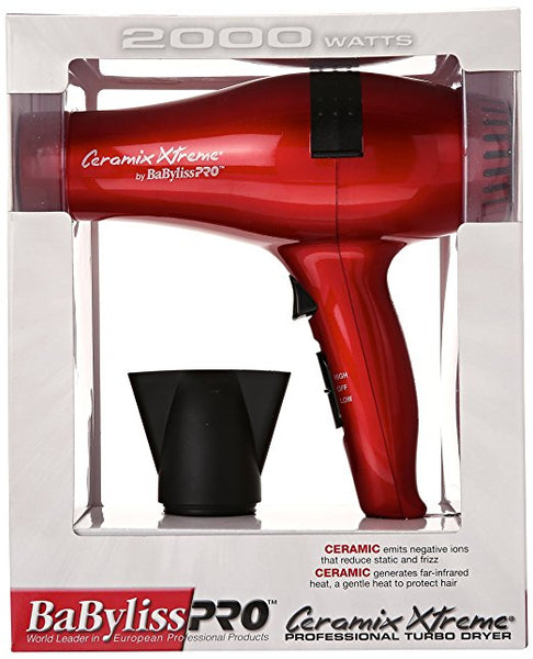BabylissPro Ceramic Xtreme Dryer Red
