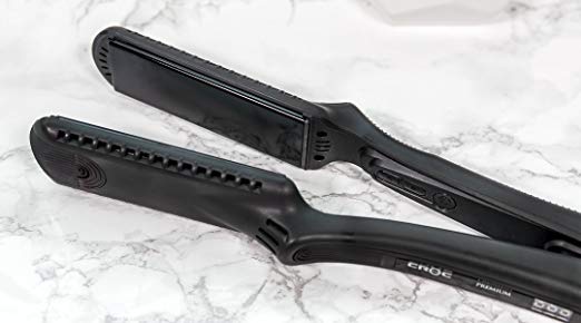 CROC Premium 1.5 inch Flat Iron Featuring Nano Titanium Floating Plates, Ceramic Instant-Recovery Heaters